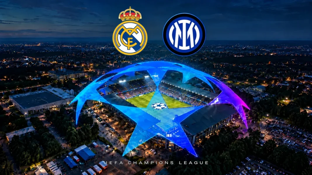 Real Madrid vs Inter Milan fase liga Liga Champions 2026/2027 di Santiago Bernabeu