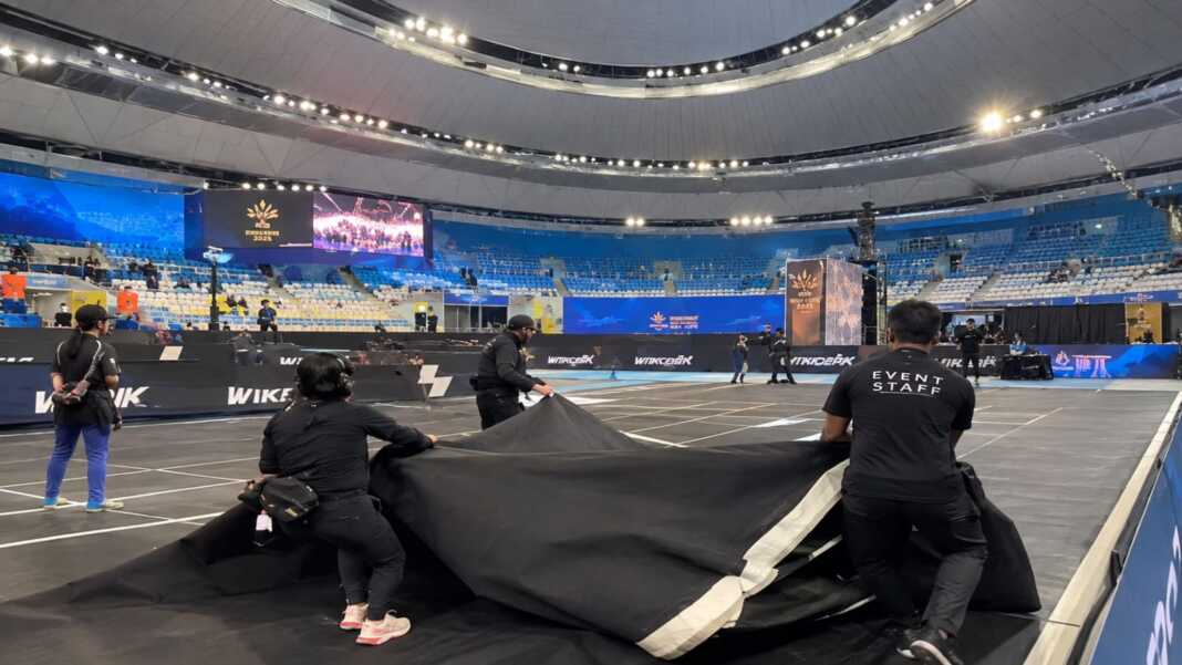HYROX mengevaluasi prosedur setelah insiden pada lomba Pro Women di Beijing, China, Sabtu (12/9/2026)
