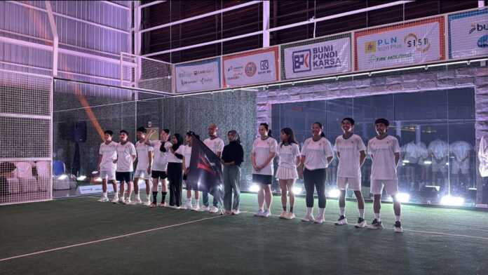Direktur Utama Bumi Pundi Karsa Group H Badris Salam, S.E. resmi menutup rangkaian SulawesiPos Pentas Padel 2026 di Padel Hood Makassar.