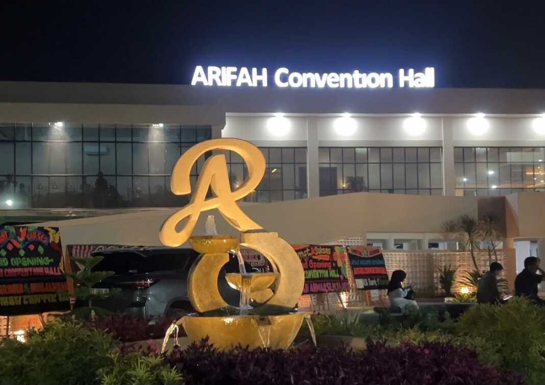 Arifah Convention Hall di Jalan Basoi Daeng Bunga, Sungguminasa, Kab. Gowa