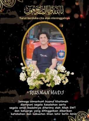 Petugas pemadam yang meninggal, Rusman Hadi
