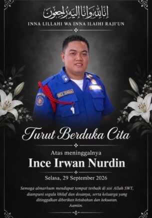 Petugas pemadam yang meninggal, Ince Irwan Nurdin