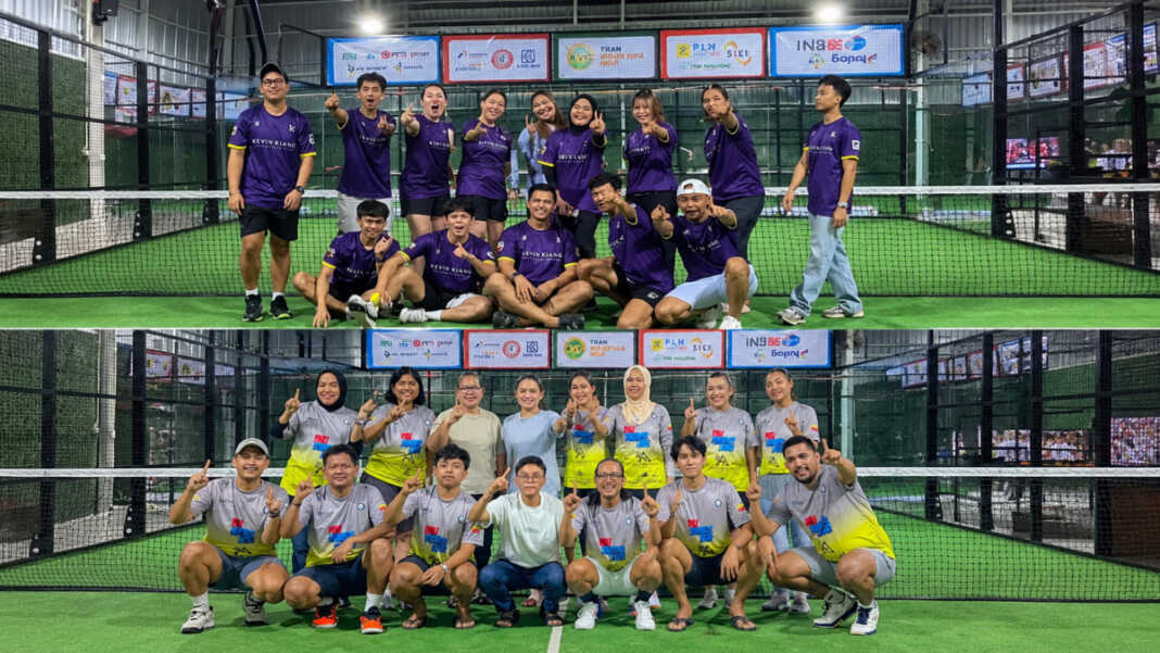 Final SulawesiPos Pentas Padel antara YSL Padel Club dan KevinKeano Padel Club di Padel Hood Makassar, Minggu (27/9/2026) malam