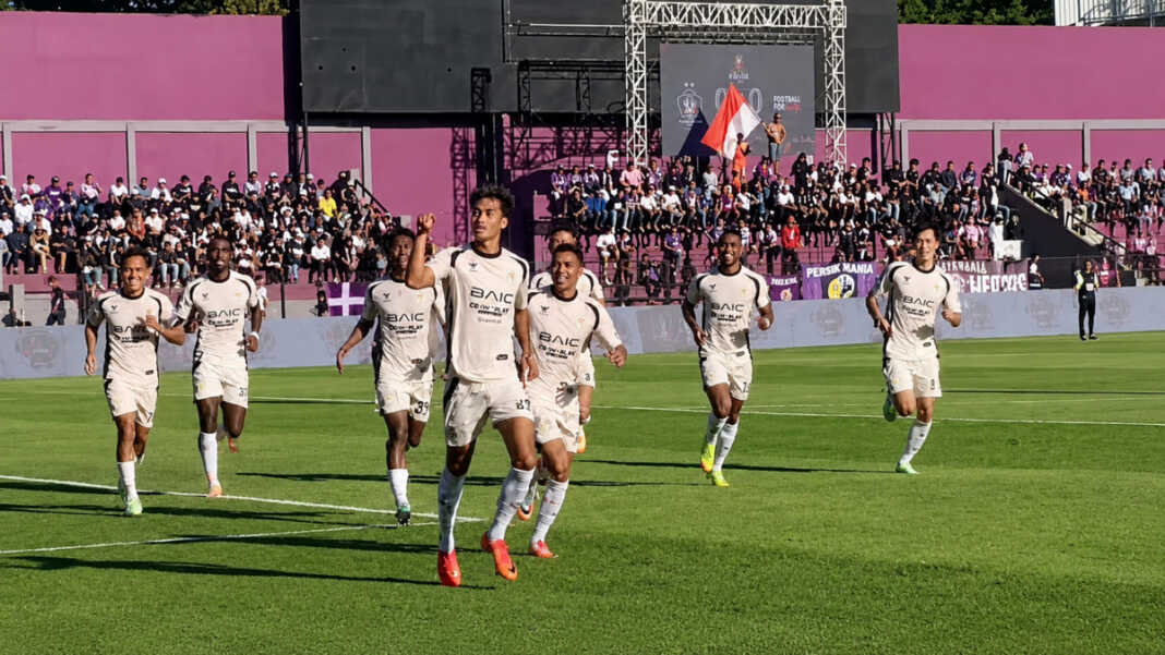 Rafael Struick mencetak gol kemenangan Dewa United atas Persik Kediri