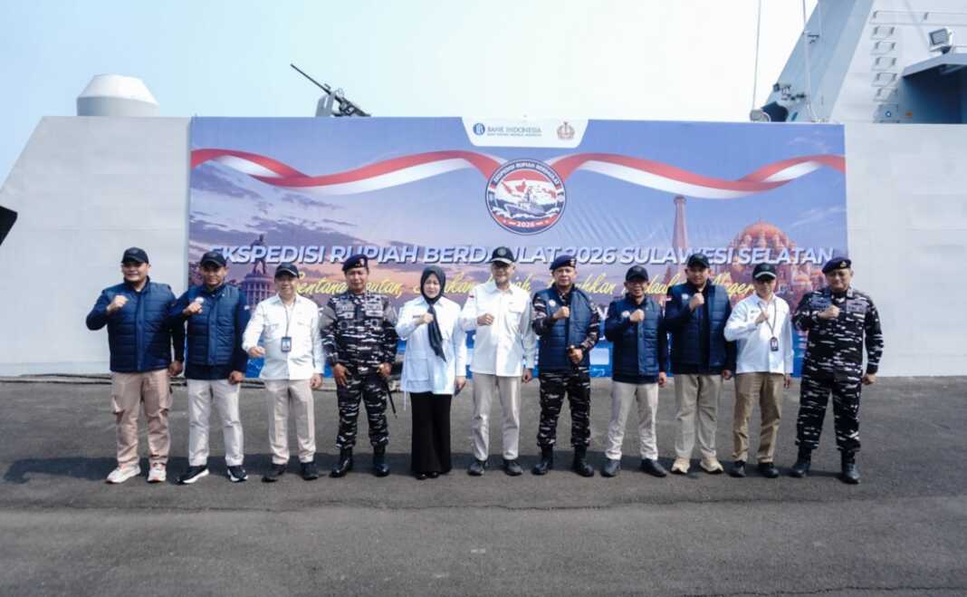 Bank Indonesia dan TNI AL menggelar Ekspedisi Rupiah Berdaulat Sulsel 2026 pada 13–19 Oktober dengan menyiapkan Rp25 miliar untuk layanan penukaran uang di lima pulau