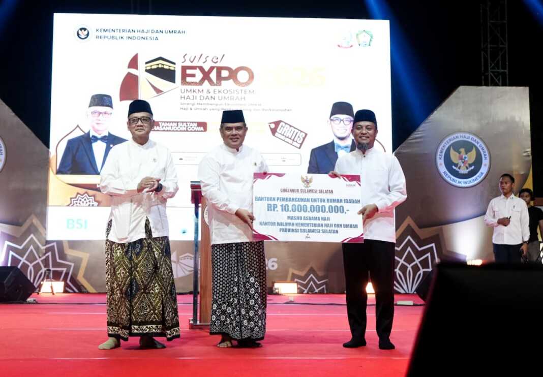 Gubernur Sulsel Andi Sudirman Sulaiman mendorong UMKM lokal memasuki ekosistem haji dan umrah serta menyiapkan Rp10 miliar