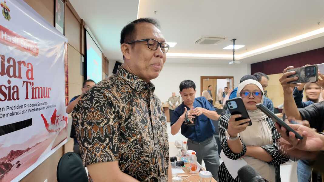 Kepala Pusat Penelitian Opini Publik, Demokrasi, dan Pembangunan LPPM Unhas, Prof. Imam Mujahidin Fahmid
