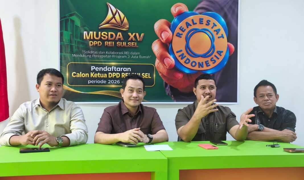 Panitia Musda XV REI Sulsel menggelar jumpa pers terkait rangkaian Musda Sulsel, yakni golf bersama, Padel, dan penanaman pohon di Tanjung Bunga