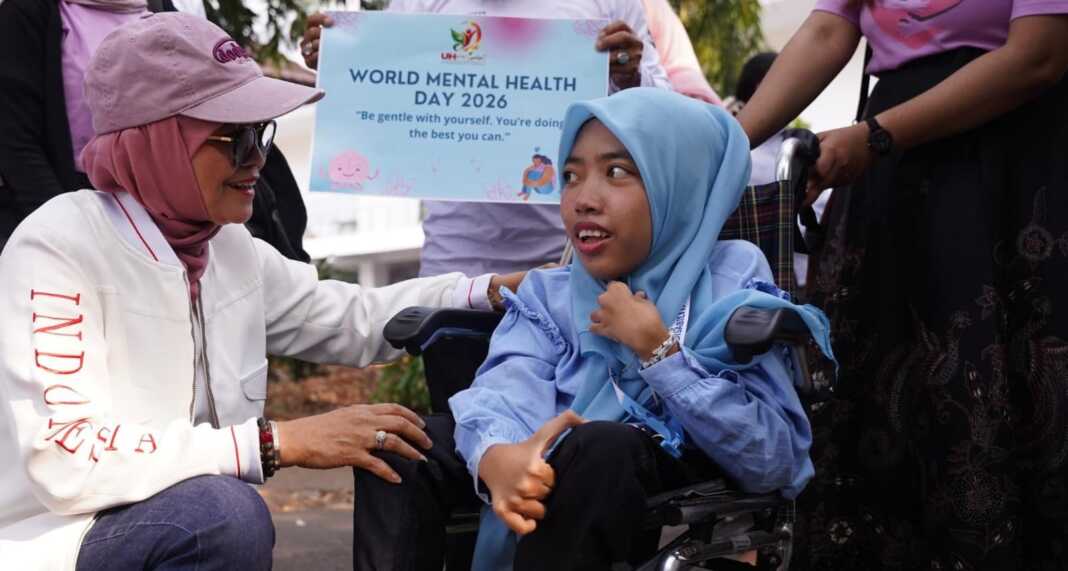​Suasana Sharing Session Mental Health Day 2026 di Universitas Hasanuddin, Makassar, Sabtu (10/10/2026), sebagai bentuk komitmen kampus dalam merawat kesehatan mental civitas akademika.