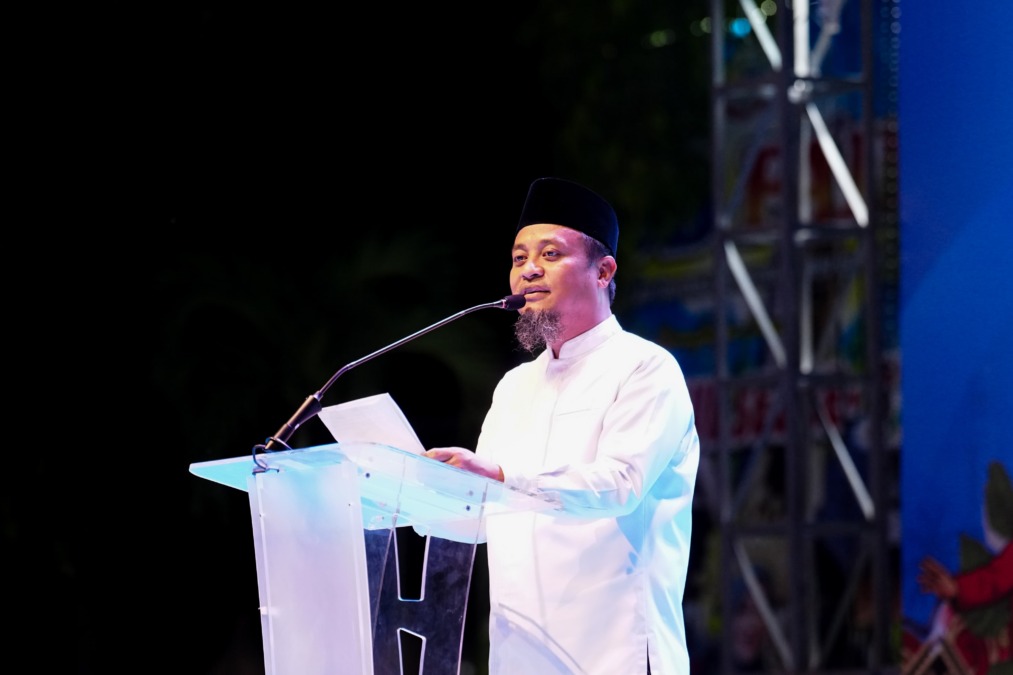 Gubernur Andi Sudirman Sulaiman membuka Sulsel Expo & Culinary di Lapangan Hasanuddin Makassar