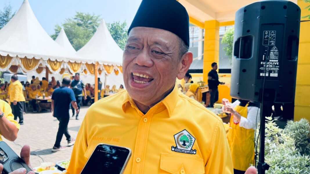 Bendahara Umum DPD I Golkar Sulsel Amirullah Nur Saenong