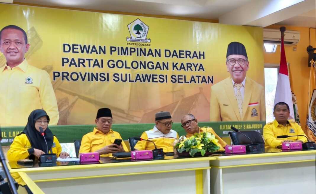 DPD I Golkar Sulsel siap menggelar pelantikan pengurus dan Pesta Rakyat HUT ke-62 di Makassar pada Minggu (25/10/2026).