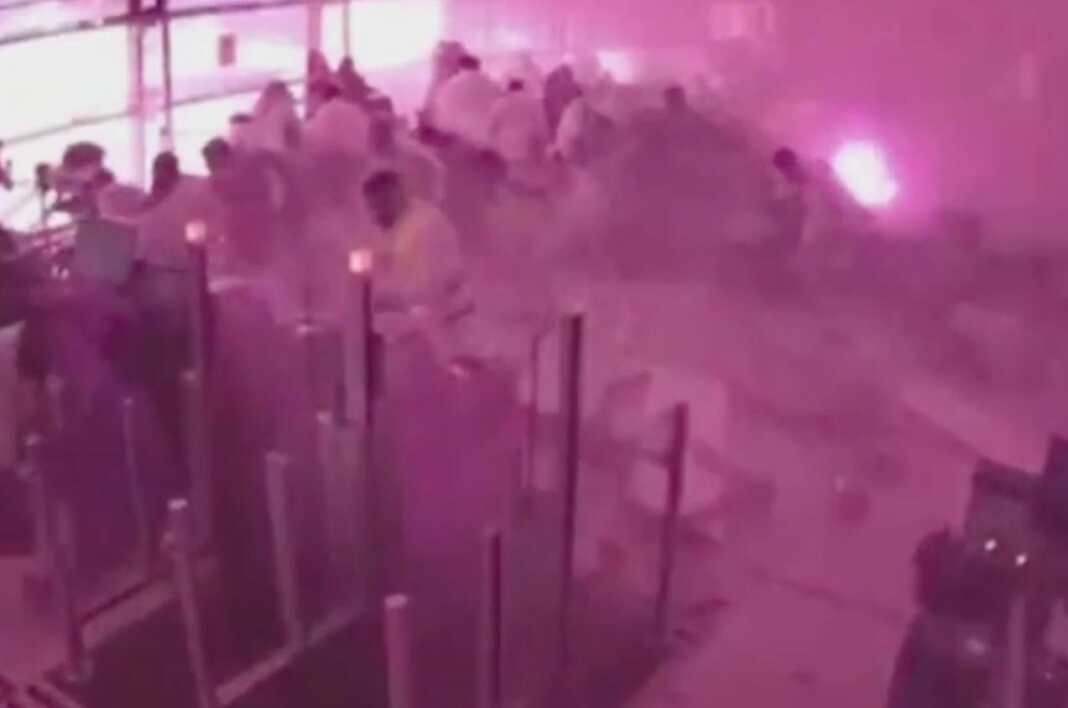 KBRI Riyadh memastikan tidak ada WNI menjadi korban serangan bandara di Arab Saudi. Sebanyak 53 jemaah umrah asal Makassar terdampak (Dok. Tangkapan layar CCTV di Bandara King Khalid)