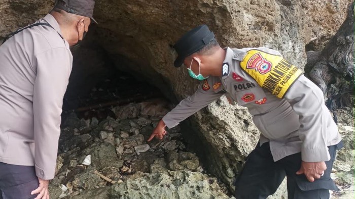 Kerangka manusia ditemukan di Pantai Bonesialla, Selayar, diduga milik Sakinang, nelayan 65 tahun yang hilang saat memancing (Dok. Istimewa)