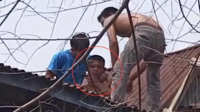 Polisi membutuhkan waktu satu jam untuk mengamankan pria 21 tahun yang dilaporkan melakukan pelecehan terhadap anak di bawah umur di Pinrang