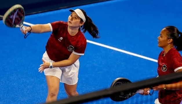Novela Putria dan Beatrice Gumulya di semifinal padel Asian Games 2026