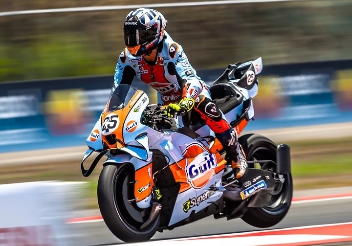 Raul Fernandez memecahkan rekor lap Mandalika International Circuit dan memimpin hasil Practice MotoGP Indonesia 2026, Jumat (9/10/2026)