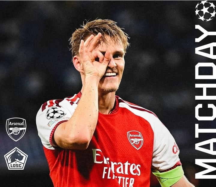 Arsenal vs Lille dalam matchday kedua fase liga Liga Champions UEFA 2026/2027 di Emirates Stadium, London, Rabu (14/10/2026) pukul 03.00 Wita