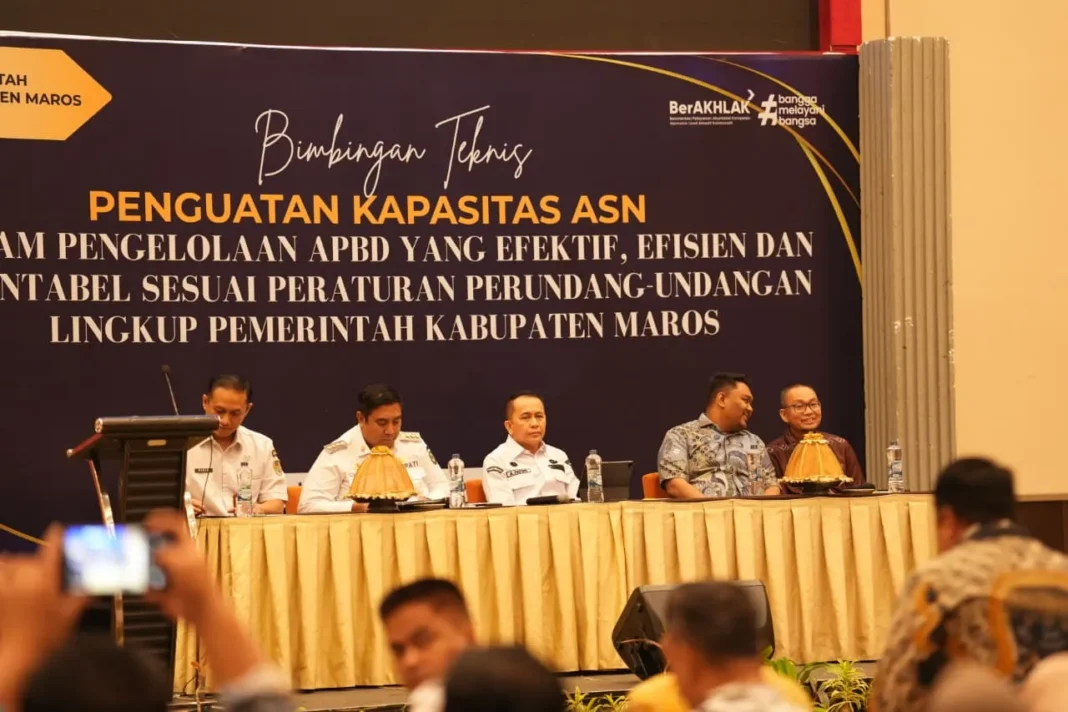 Sebanyak 150 ASN Pemkab Maros mengikuti bimtek pengelolaan APBD di Makassar