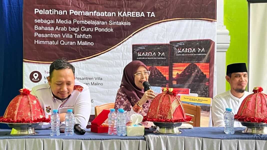 Unhas memperkenalkan KAREBA TA, media pembelajaran nahwu berbasis kartu visual yang menghubungkan bahasa Arab dengan budaya dan pariwisata Sulsel