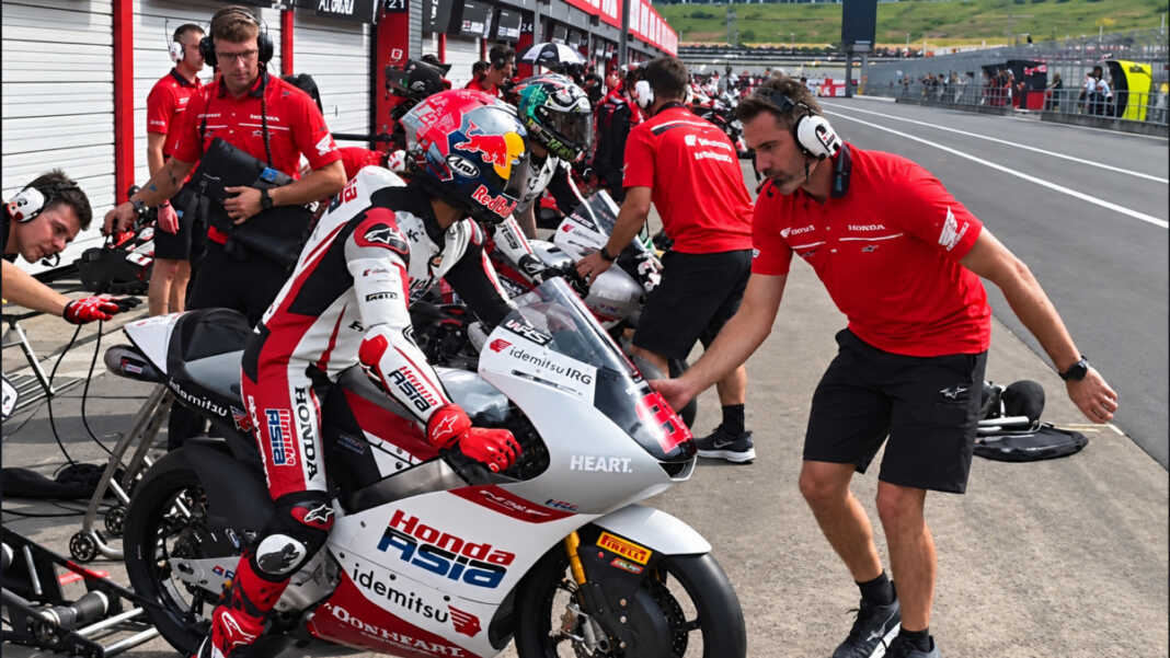 Veda Ega Pratama mengikuti balapan Moto3 Jepang yang balapan utama digelar pada Minggu (4/10/2026).