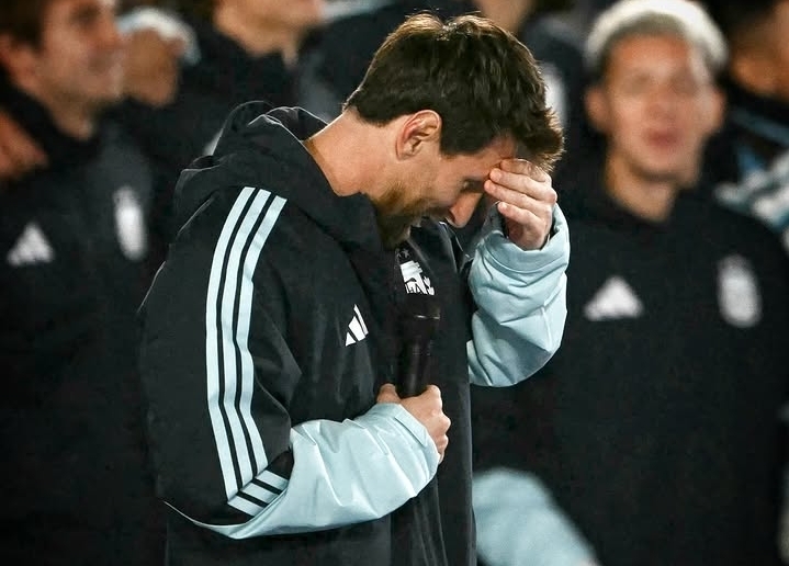 Lionel Messi dalam laga terakhir bersama Timnas Argentina melawan Benin