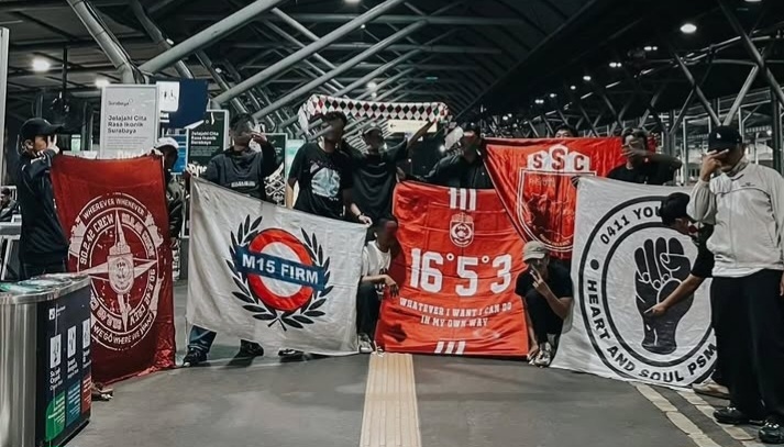 Suporter PSM Makassar menuju Yogyakarta untuk mendukung laga melawan PSS Sleman