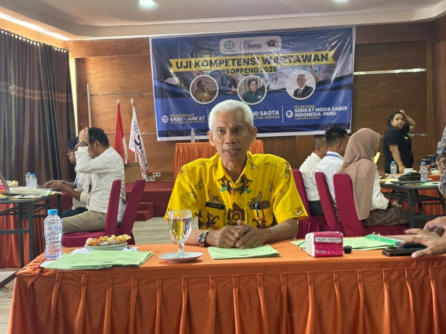 Kepala Dinas Komunikasi, Informatika, dan Digital (Diskominfo) Kabupaten Soppeng, Drs. Kanaruddin, M.Si
