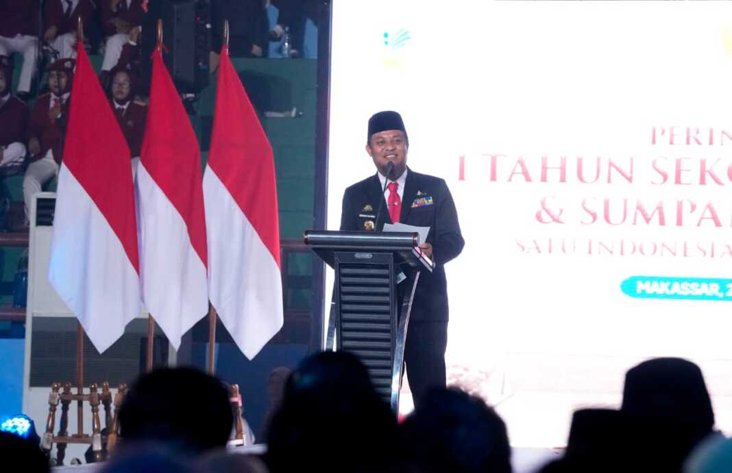 Gubernur Sulawesi Selatan Andi Sudirman Sulaiman menyampaikan apresiasi dan terima kasih kepada Presiden RI Prabowo Subianto dan Menteri Sosial RI Saifullah Yusuf atas inisiatif dan pelaksanaan Program Sekolah Rakyat.