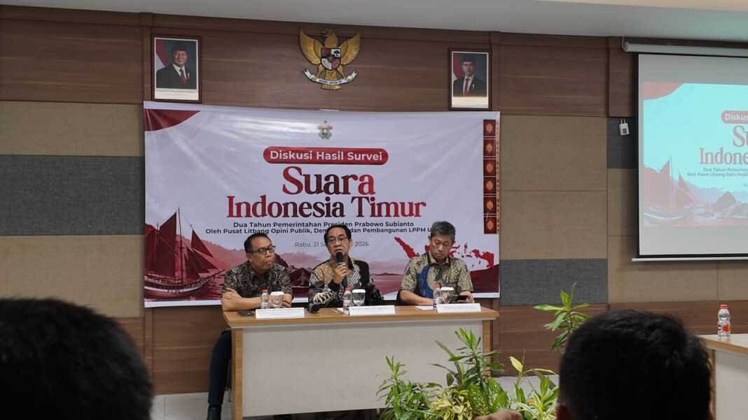 Temuan ini terungkap dalam rilis hasil penelitian Pusat Penelitian Opini Publik, Demokrasi, dan Pembangunan Lembaga Penelitian dan Pengabdian Masyarakat (LPPM) Universitas Hasanuddin (Unhas)