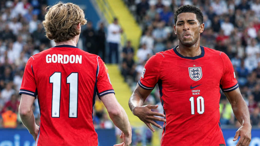 Inggris menghancurkan Kroasia 7-0 dalam laga UEFA Nations League 2026/2027 di Stadion HNK Rijeka, Rijeka, Minggu (4/09/2026)