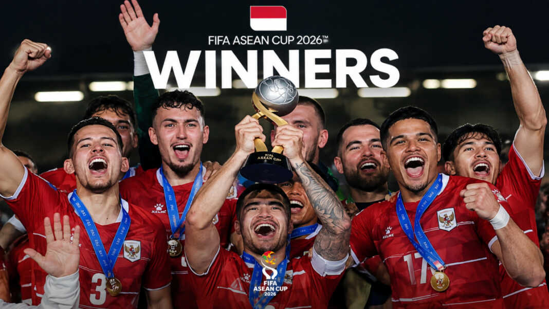 Indonesia juara FIFA ASEAN Cup 2026 setelah mengalahkan Thailand melalui adu penalti