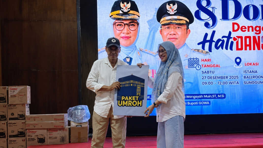 Andi Amal Dini alias Petta Nyonri yang mengaku hadiah umrahnya dari acara di Balla Lompoa, Gowa, belum terealisasi