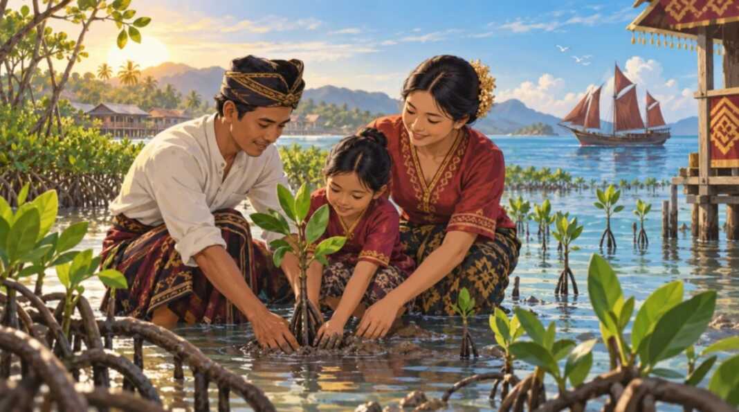Kearifan Bugis-Makassar menjadi inspirasi konsep eco-parenting dosen UMM yang berhasil meraih hibah penelitian internasional dari Inggris.
