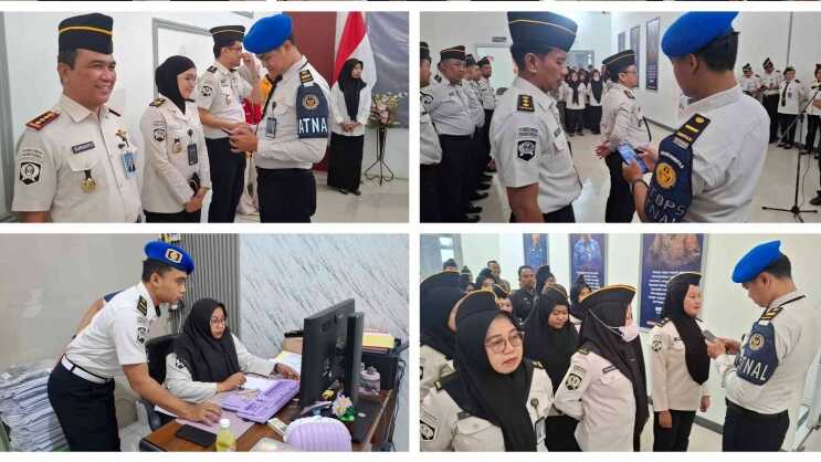 Bapas Kelas I Makassar melakukan sidak terhadap telepon genggam dan laptop milik petugas untuk mencegah judi online di lingkungan kerja.